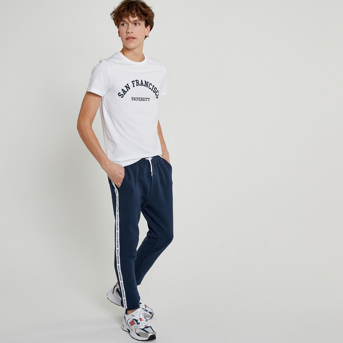 Image of Jogginghose Mit Seitenstreifen Jungen Blau 158/164