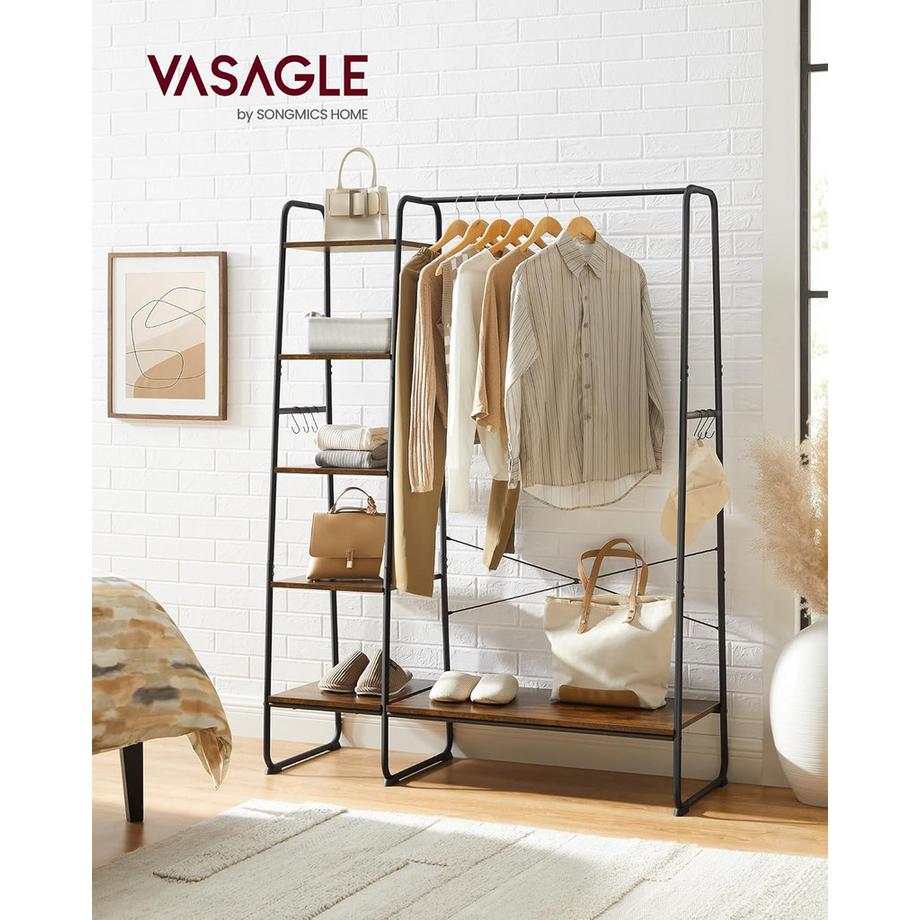 Songmics Garderobenständer mit Schuhablage  