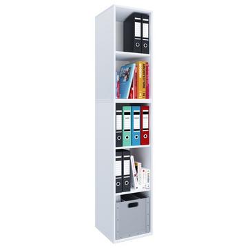 Étagère à dossiers Étagère à livres Étagère sur pied Étagère de bureau Étagère à classeurs Armoire Lona l 5 compartiments