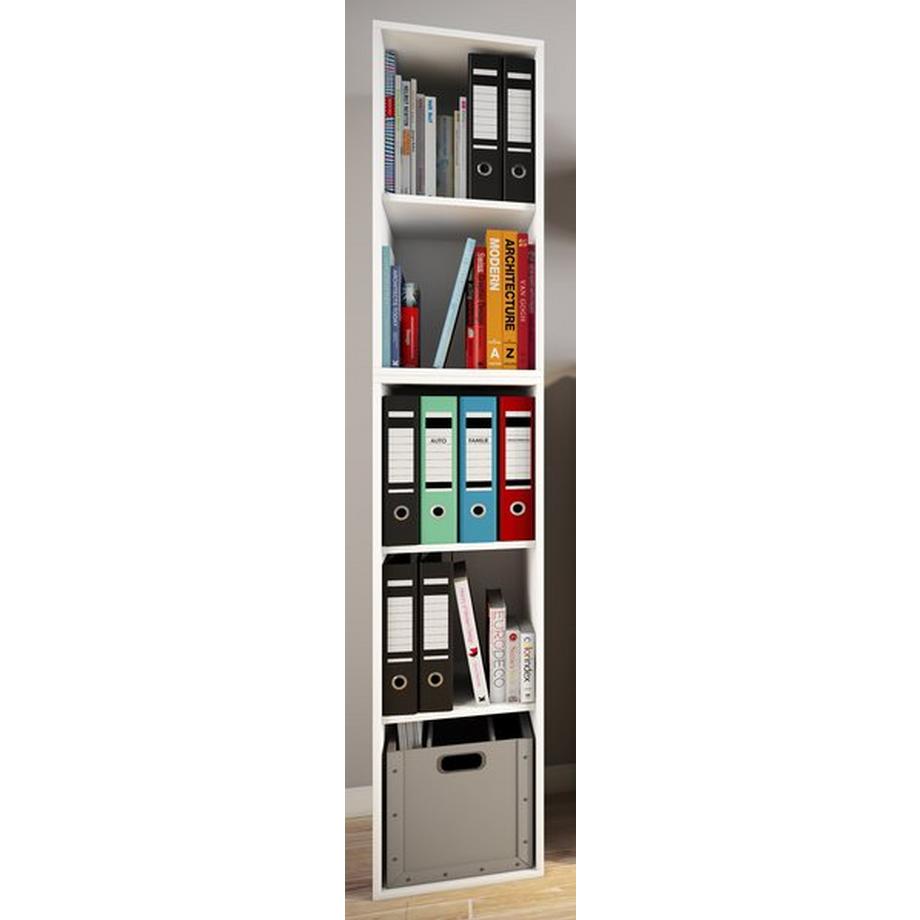 VCM XXL Aktenregal Bücherregal Regal Standregal Büroregal Ordnerregal Schrank "Lona l 5-Fach"  