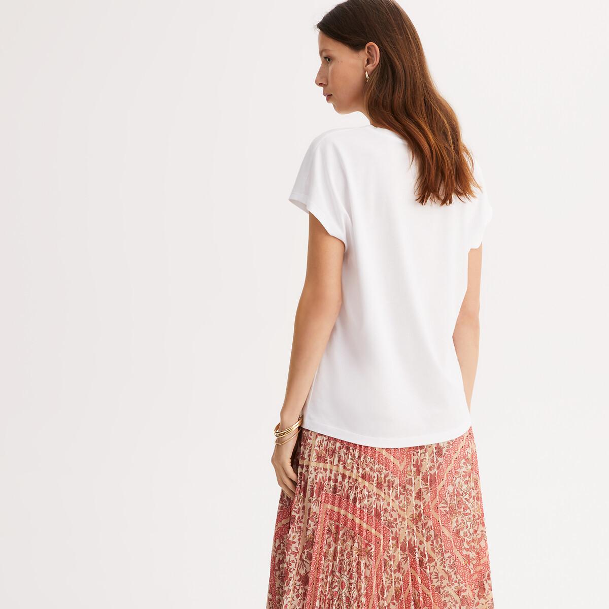 La Redoute Collections V-Ausschnitt T-Shirt  