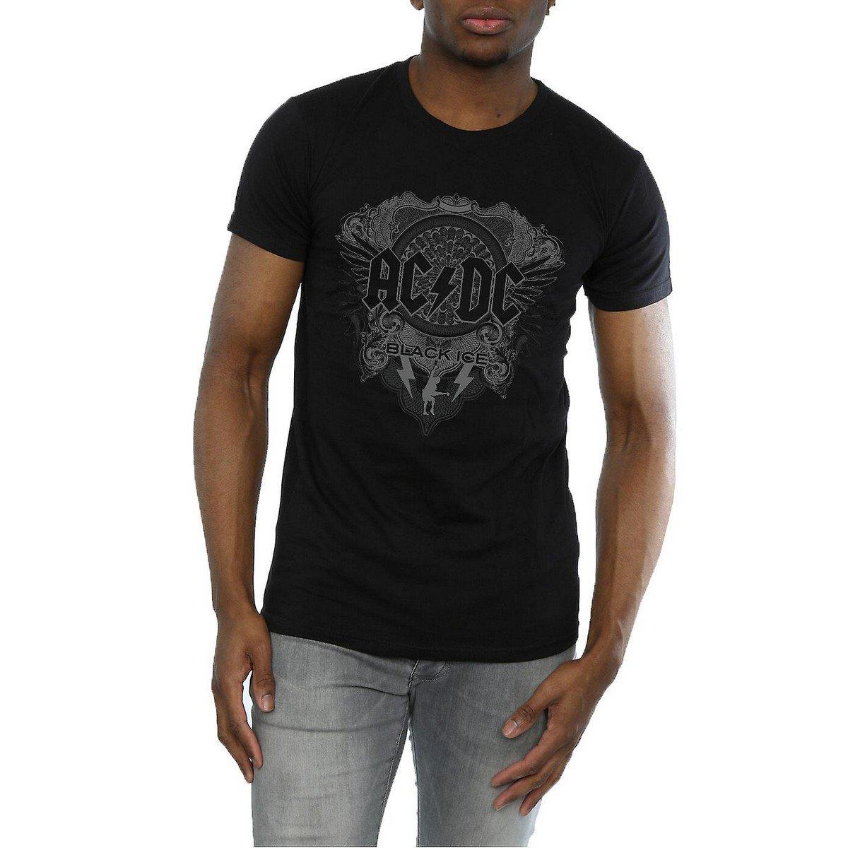 Image of Acdc Black Ice Tshirt Herren Schwarz XXL