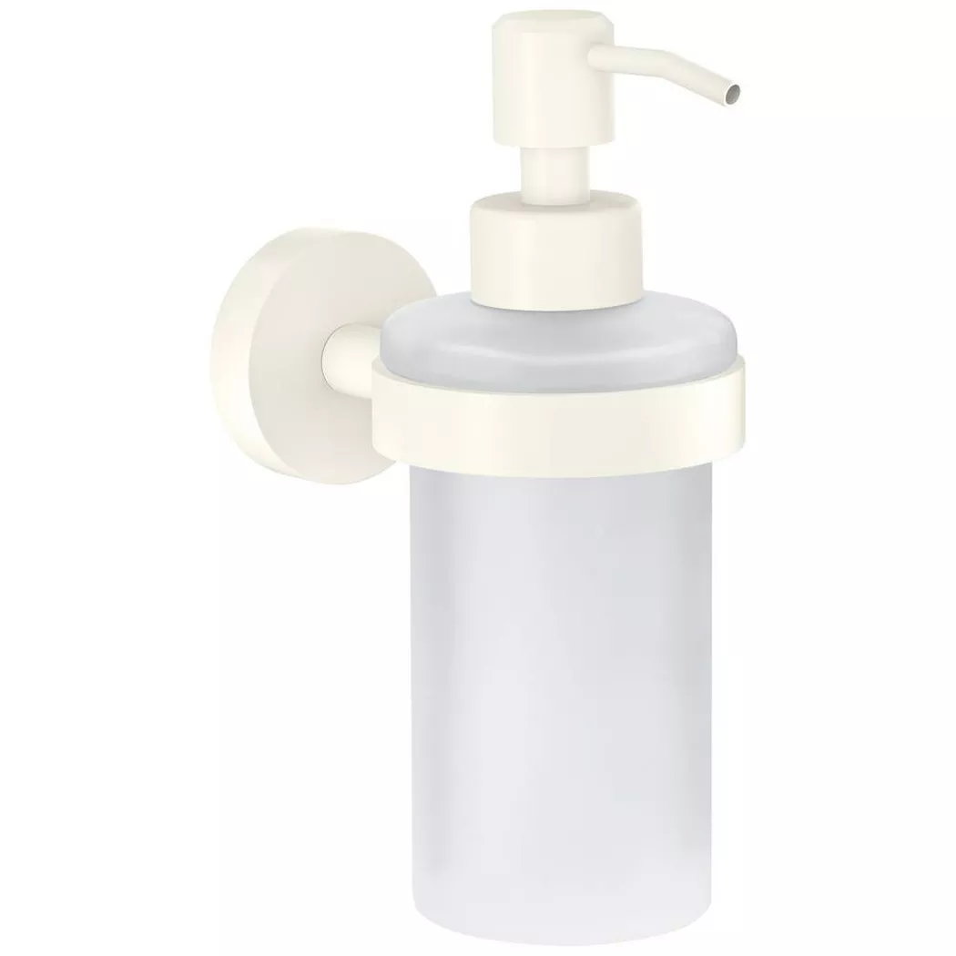 tesa 40575-00000-00 MOON soap dispenser 200ml matt white glass satin