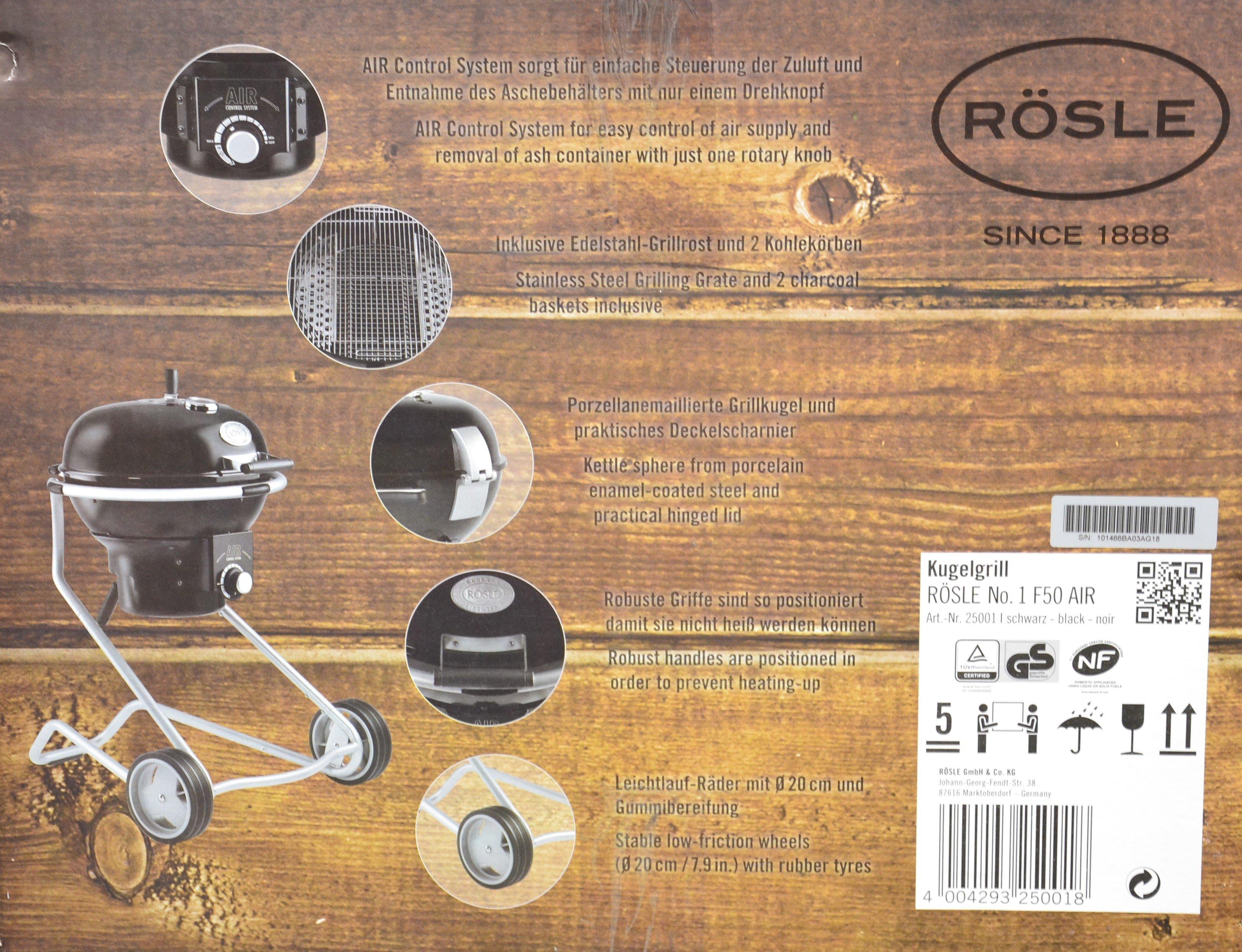 ROESLE  Air F50 - Holzkohlegrill 