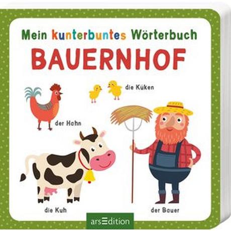 Mein kunterbuntes Wörterbuch - Bauernhof Markiewicz, Izabella (Illustrationen) Couverture rigide 