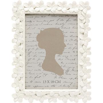 Cadre photo Flores blanc 13x18