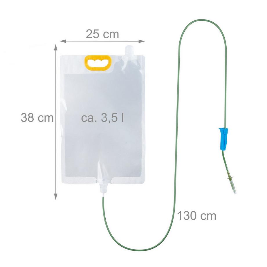 B2X 4 sacchetti per irrigazione a goccia e adesivi gialli  