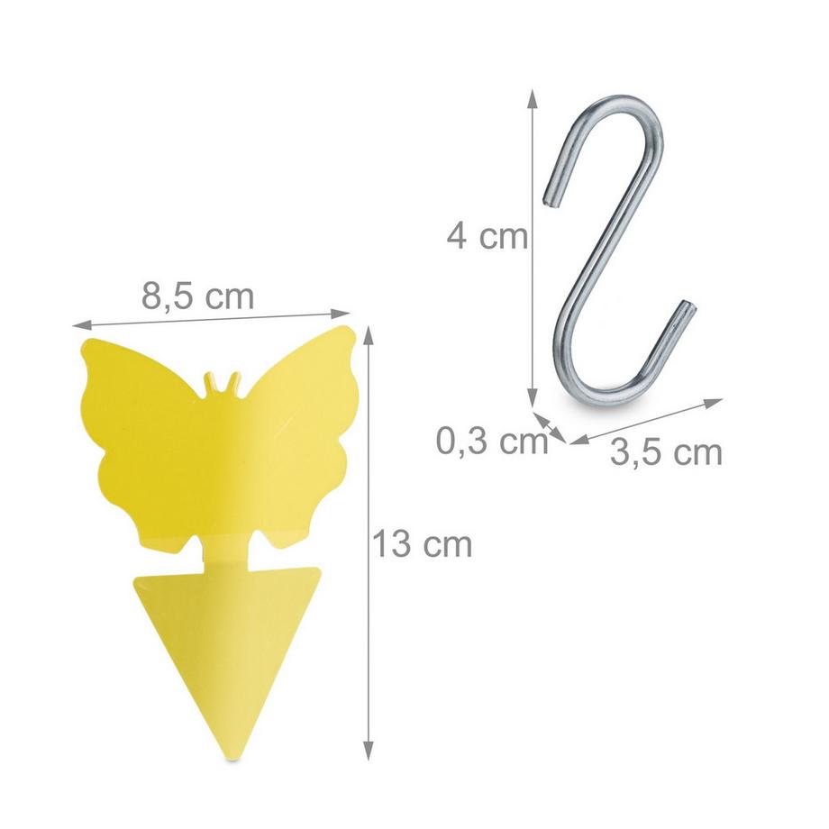 B2X 4 sacchetti per irrigazione a goccia e adesivi gialli  