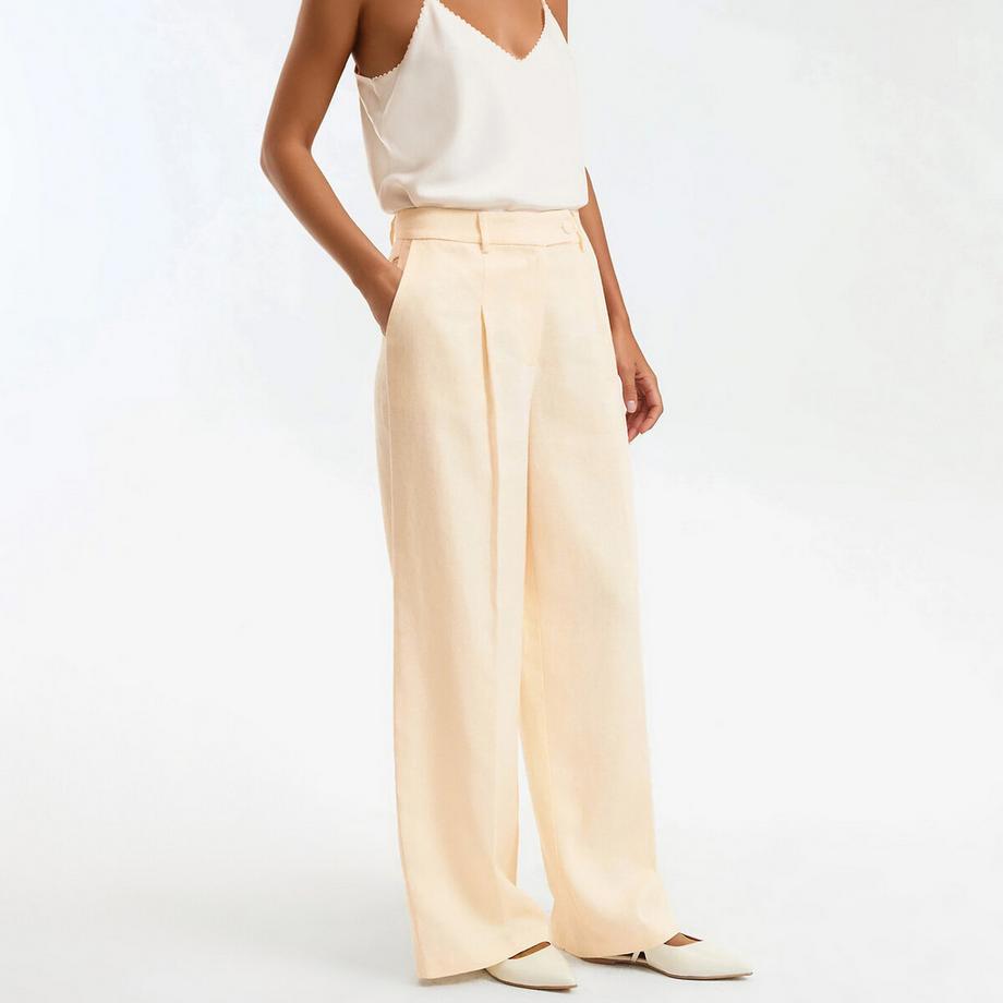 Pantalon large à pinces