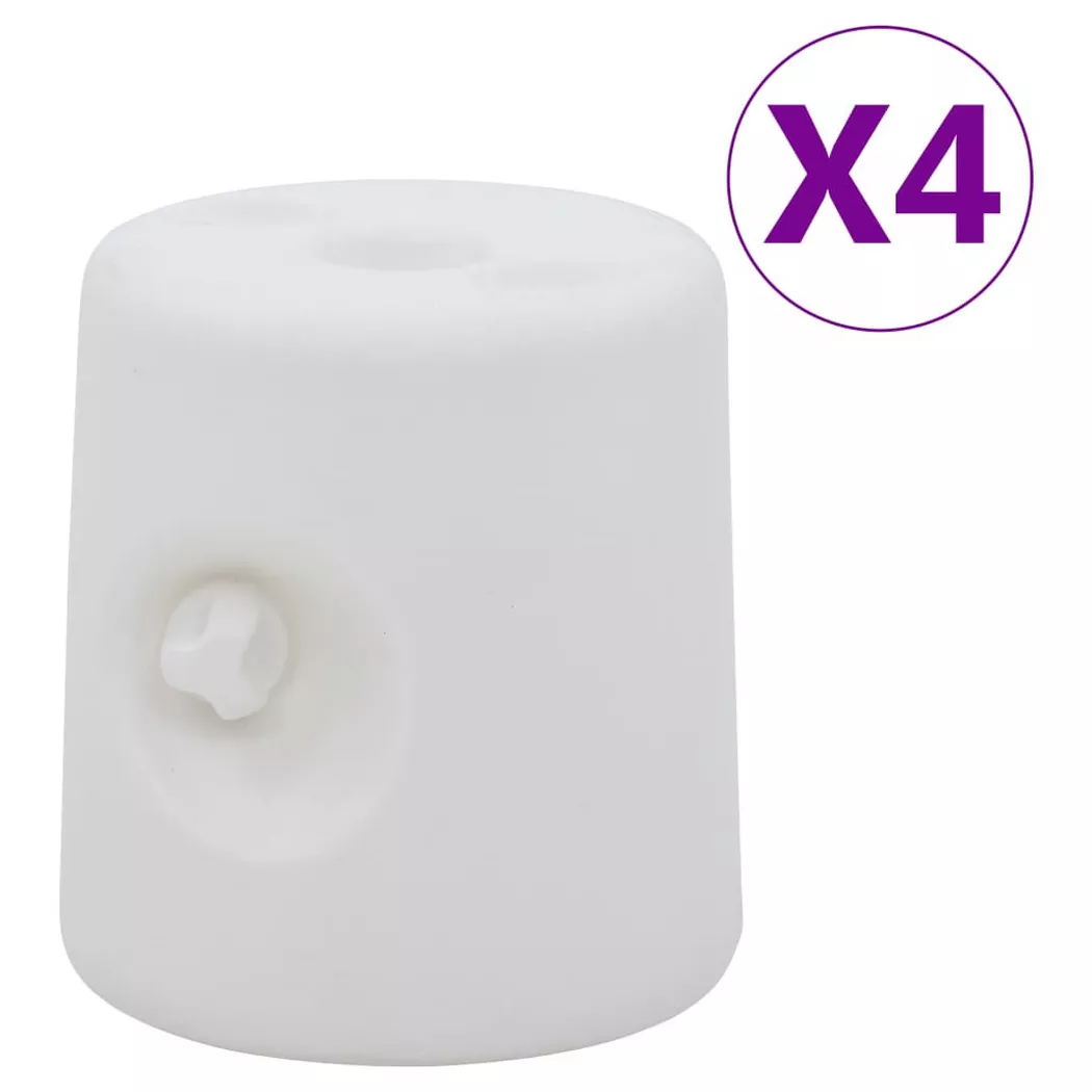 VidaXL - Pavillon-gewicht plastik, One Size, Weiss