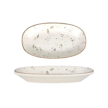 Assiette de service - Grain -  Porcelaine - lot de 2