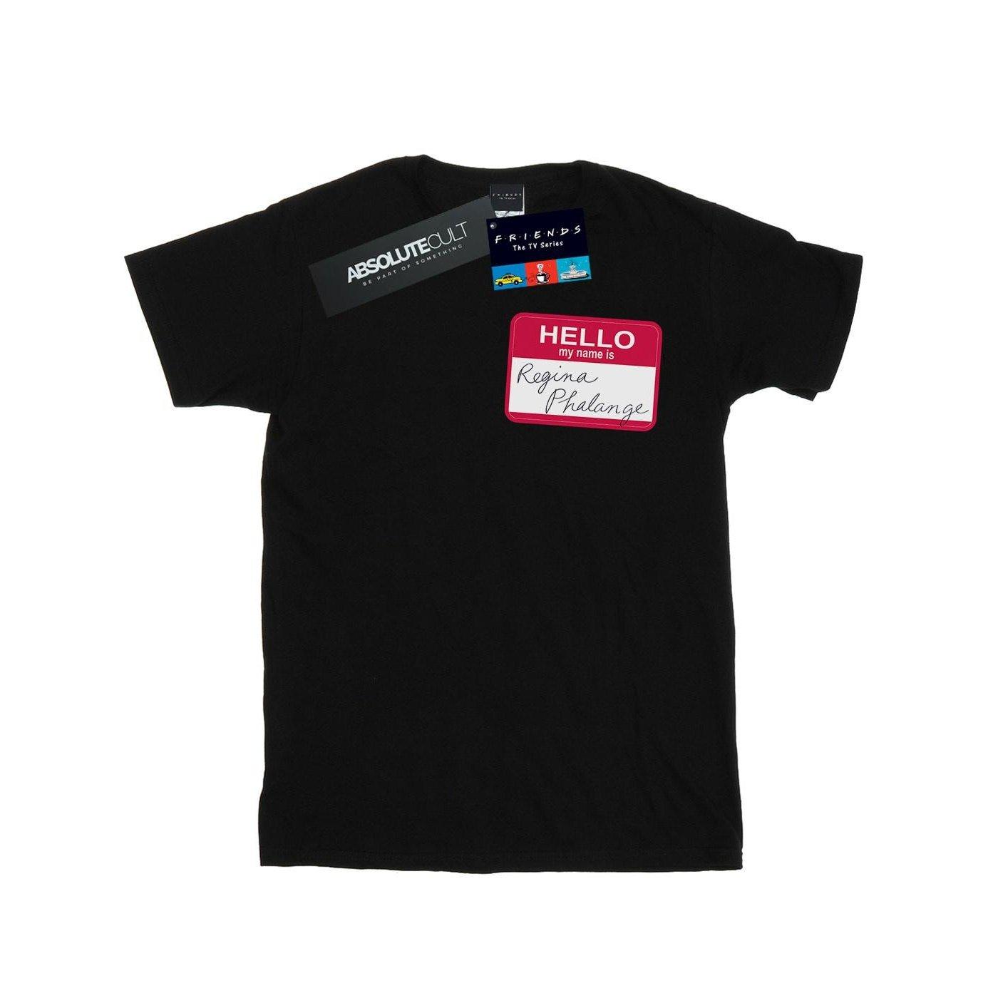Image of Regina Phalange Name Tag Tshirt Jungen Schwarz 152-158