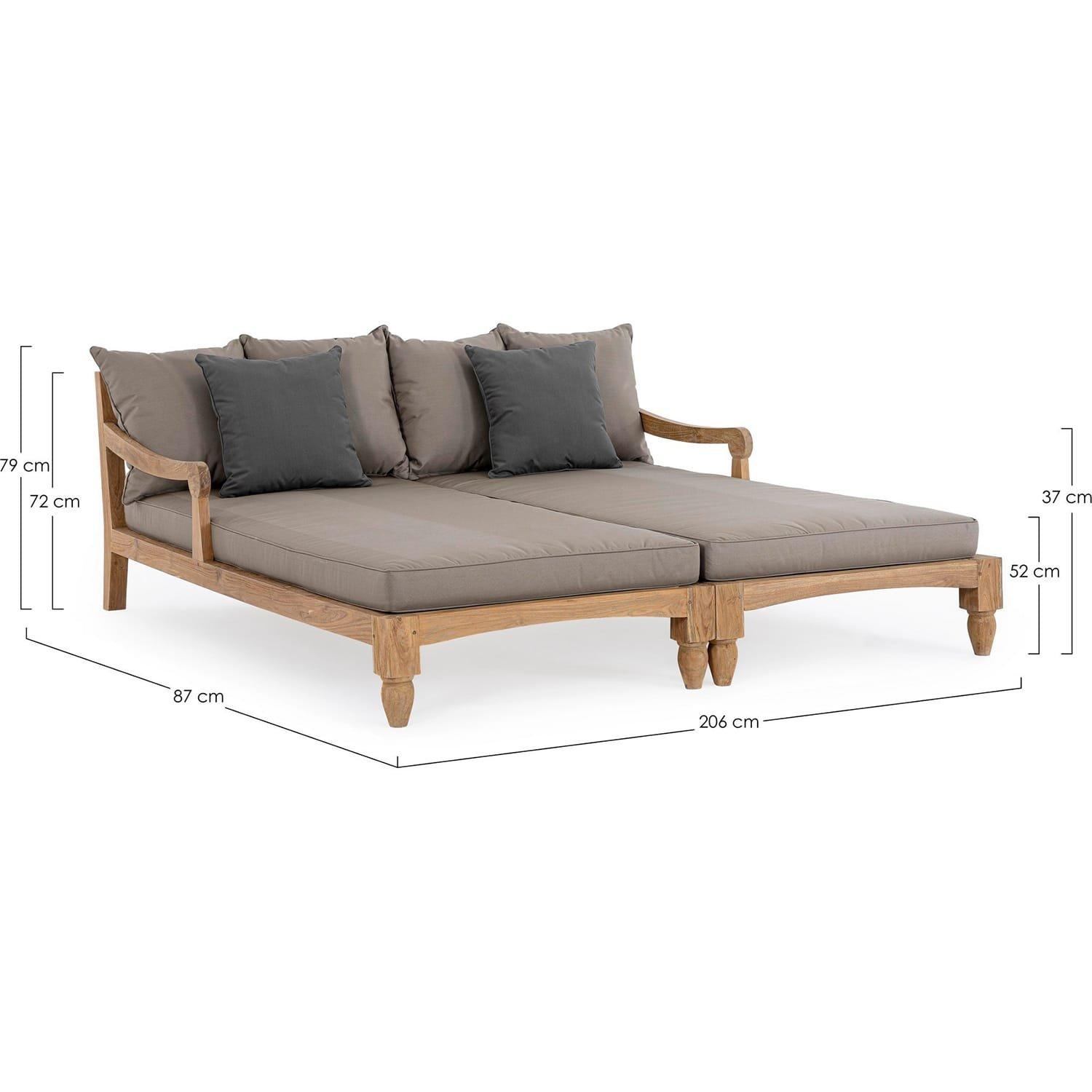 mutoni Divano letto Bali (set di 2)  