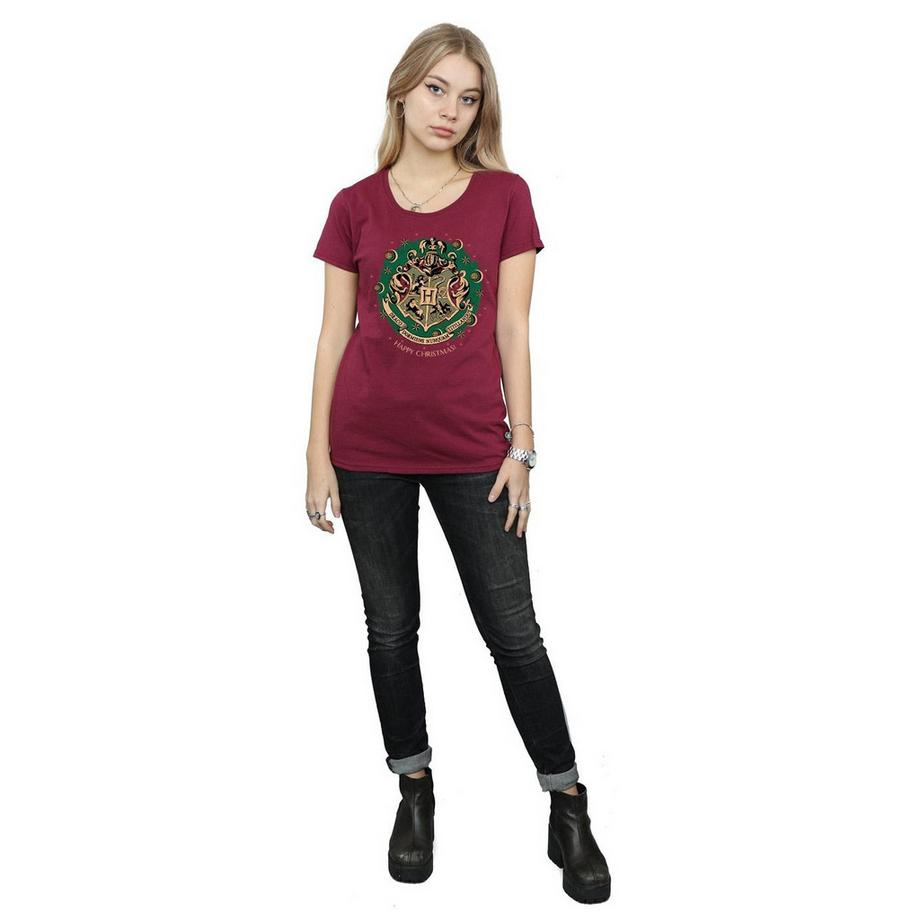 Harry Potter Hogwarts Happy Christmas T-Shirt  