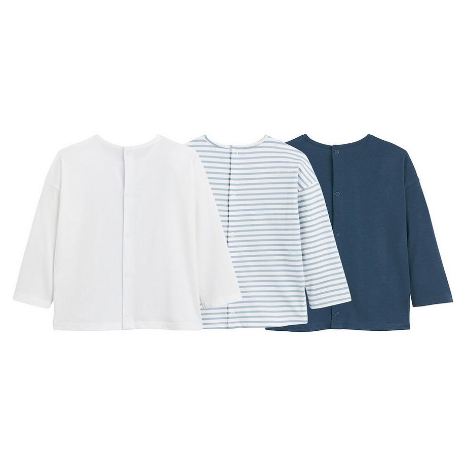 La Redoute Collections  3er-Pack Langarmshirts 
