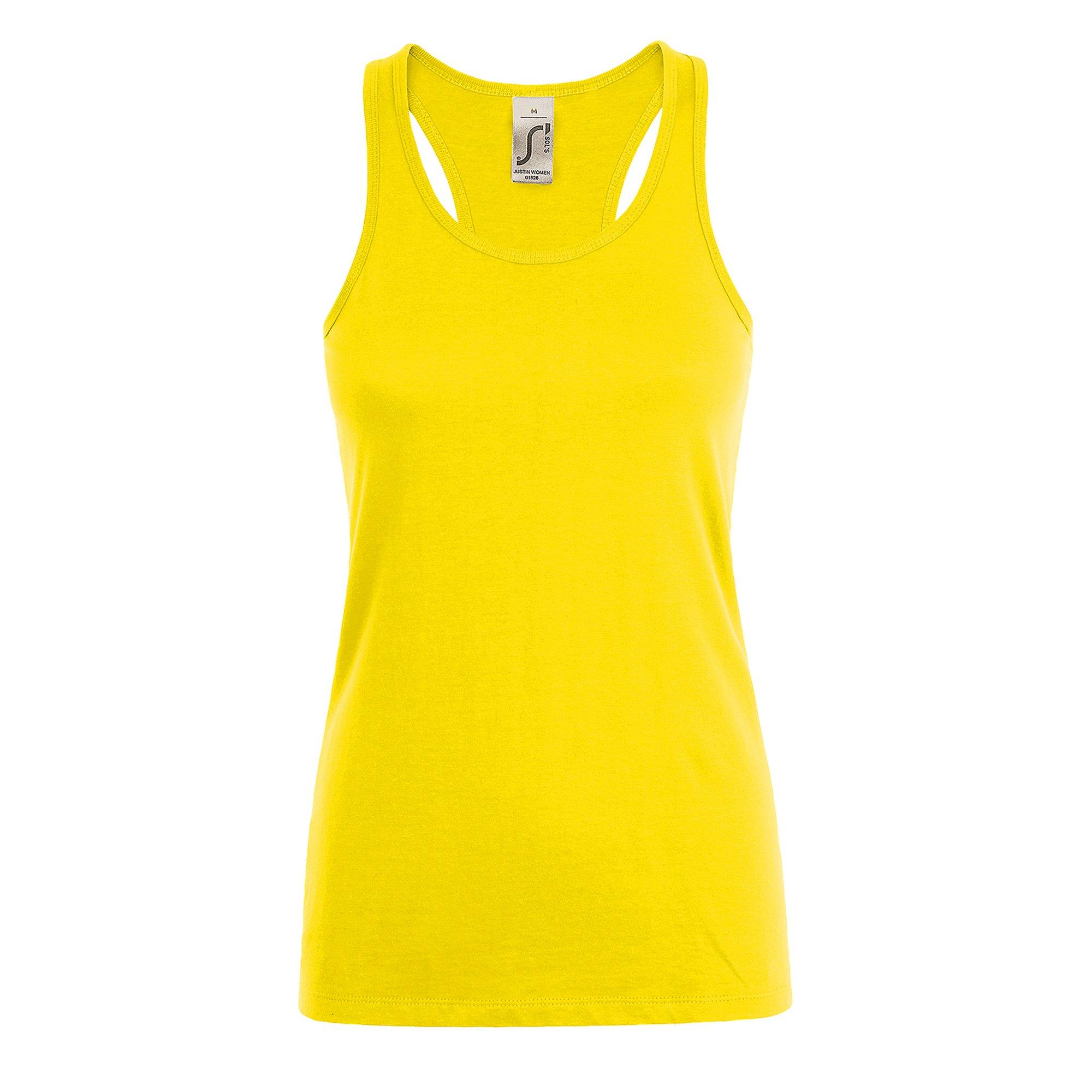 Image of Tanktop Justin, Ärmellos Unisex Gelb Bunt M