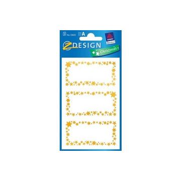 Z-DESIGN Glimmerstaub Sterne 52622 gold 2 Stück