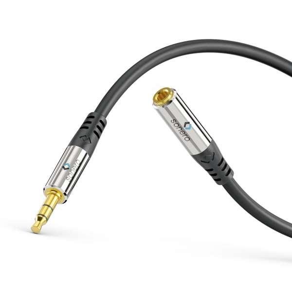 sonero  sonero S-AC550-100 Audio-Kabel 10 m 3.5mm Schwarz 