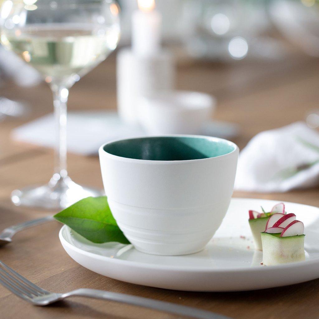 like. by Villeroy & Boch Mug Leaf it's my match green  