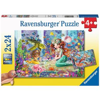 Ravensburger  Puzzle Zauberhafte Meerjungfrauen (2x24) 