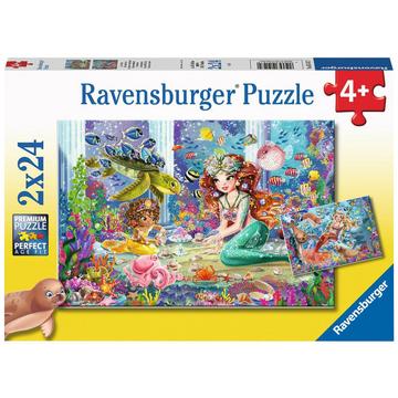 Puzzle Zauberhafte Meerjungfrauen (2x24)