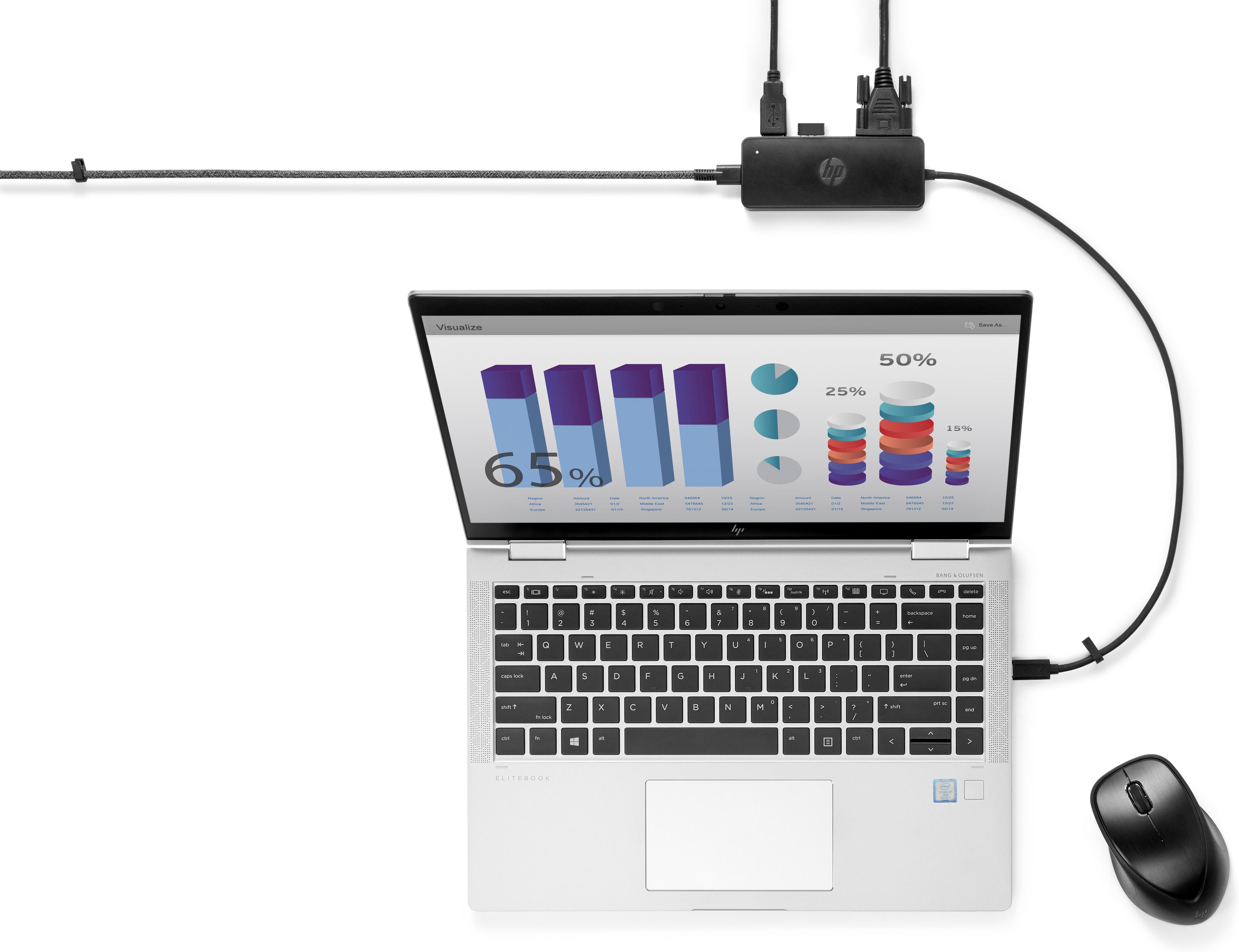 Hewlett-Packard  USB-C Travel Hub G2 