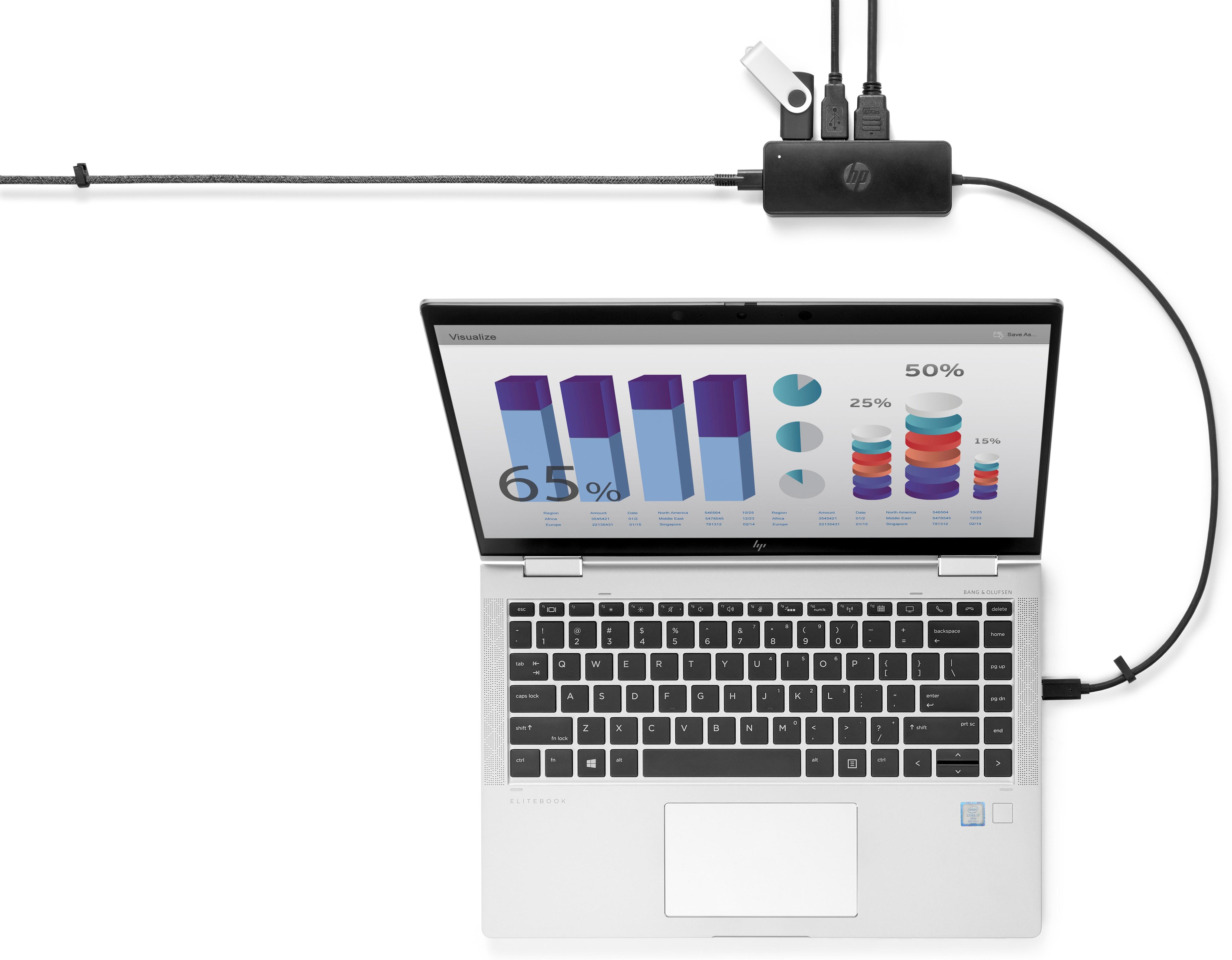 Hewlett-Packard  USB-C Travel Hub G2 