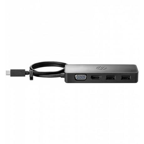 Hewlett-Packard  Travel Hub (1 x HDMI, DisplayPort, Mini DisplayPort, 1 x VGA, DVI-D, DVI-I, 90 W, USB C) 