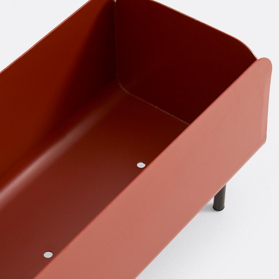 La Redoute Intérieurs Jardinière basse en métal acier  