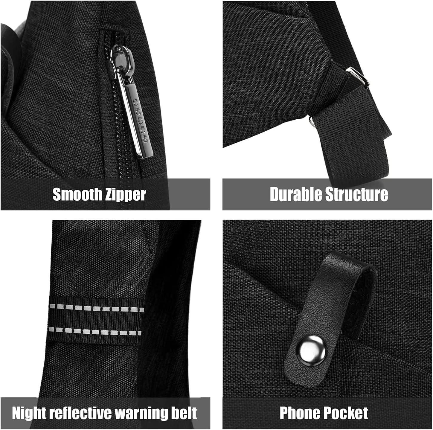 Only-bags.store Borsa a Tracolla Mini Impermeabile Tasche Multiple Antifurto  