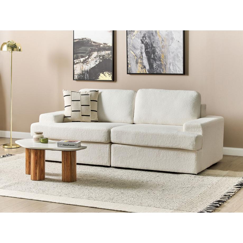 Beliani 3 Sitzer Sofa aus Bouclé  ALLA  