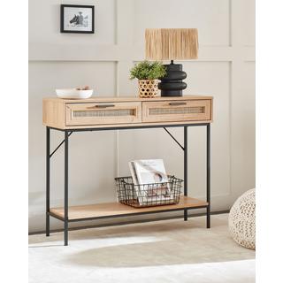 Beliani Console en Panneau de particules de bois Boho PASCO  