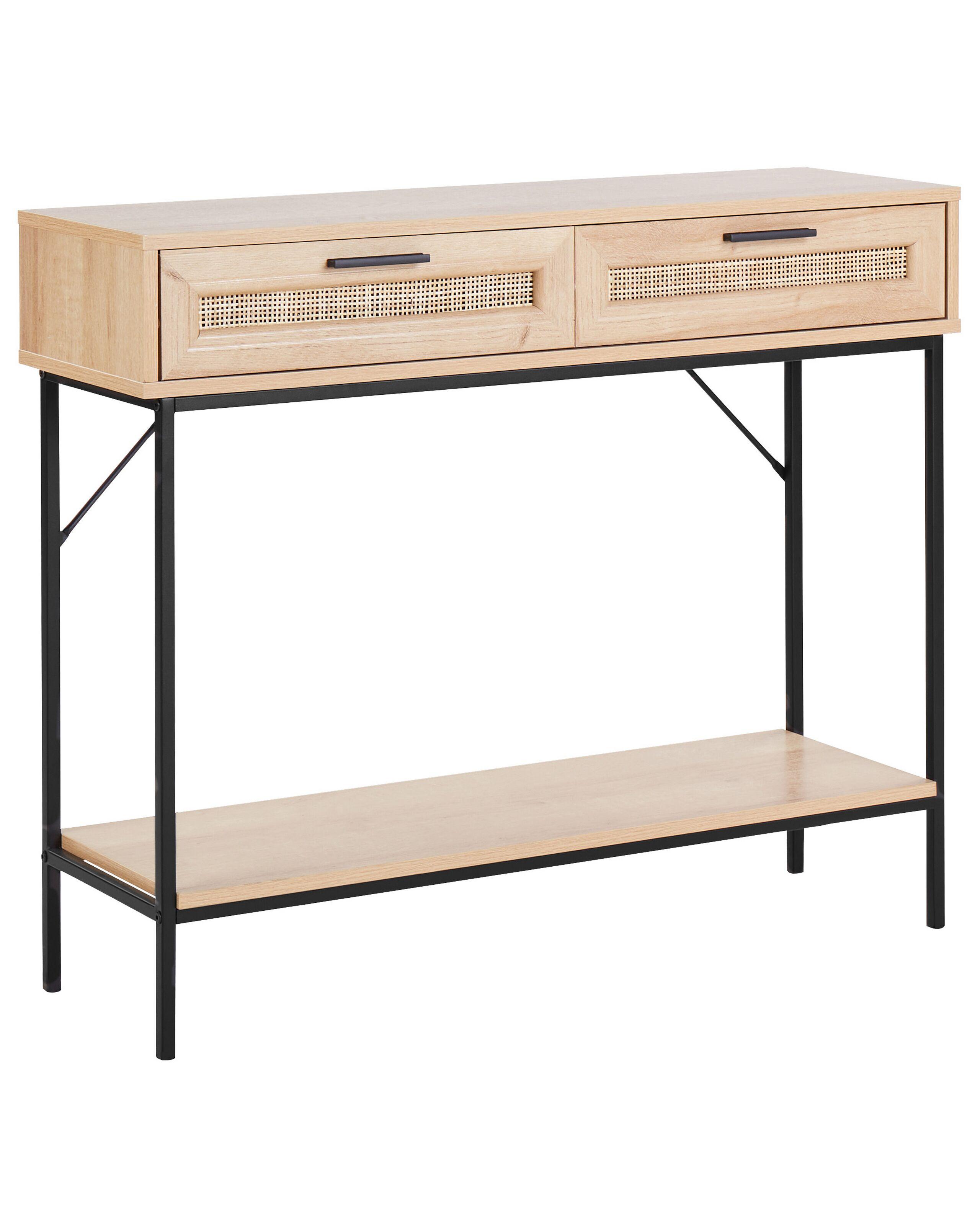 Beliani Console en Panneau de particules de bois Boho PASCO  