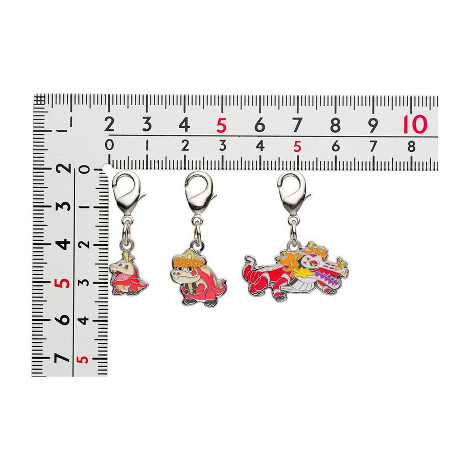 Pokémon  Pokemon Center - Litten, Torracat, Incineroar Schlüsselanhänger - 3 Stück 