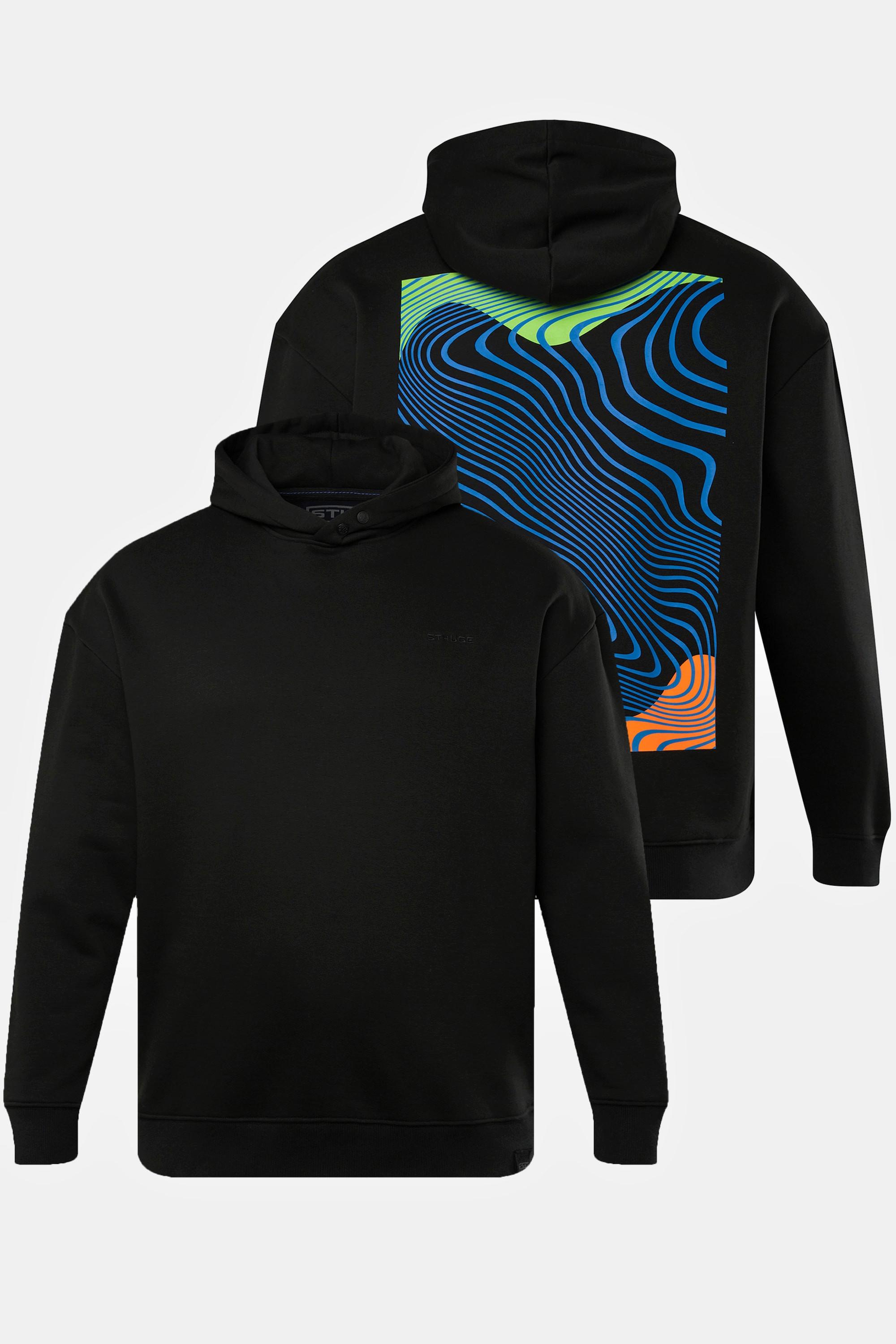 Sthuge  Hoodie, oversized, Kapuze, Rückenprint 