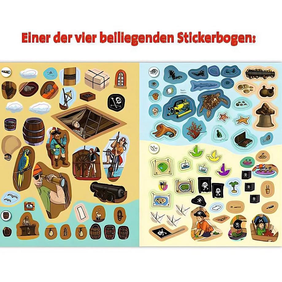 Ravensburger  Wieso? Weshalb? Warum? Stickerheft Piraten 