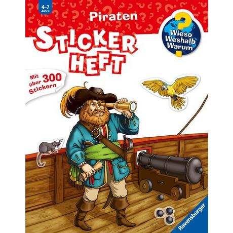 Ravensburger  Wieso? Weshalb? Warum? Stickerheft Piraten 