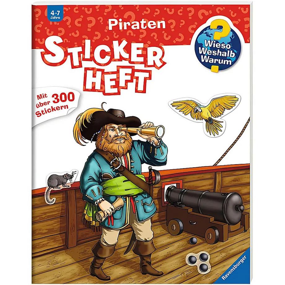 Ravensburger  Wieso? Weshalb? Warum? Stickerheft Piraten 