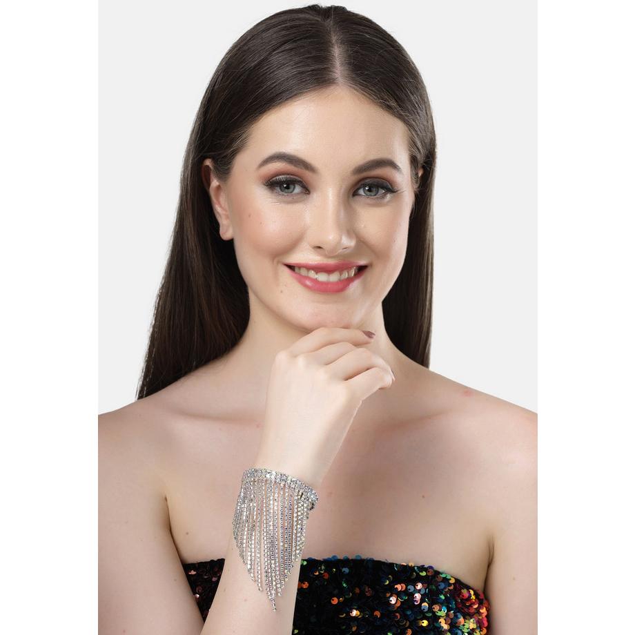 AVANT-GARDE PARIS  Diva Kollektion Glänzendes Quasten-Armband 