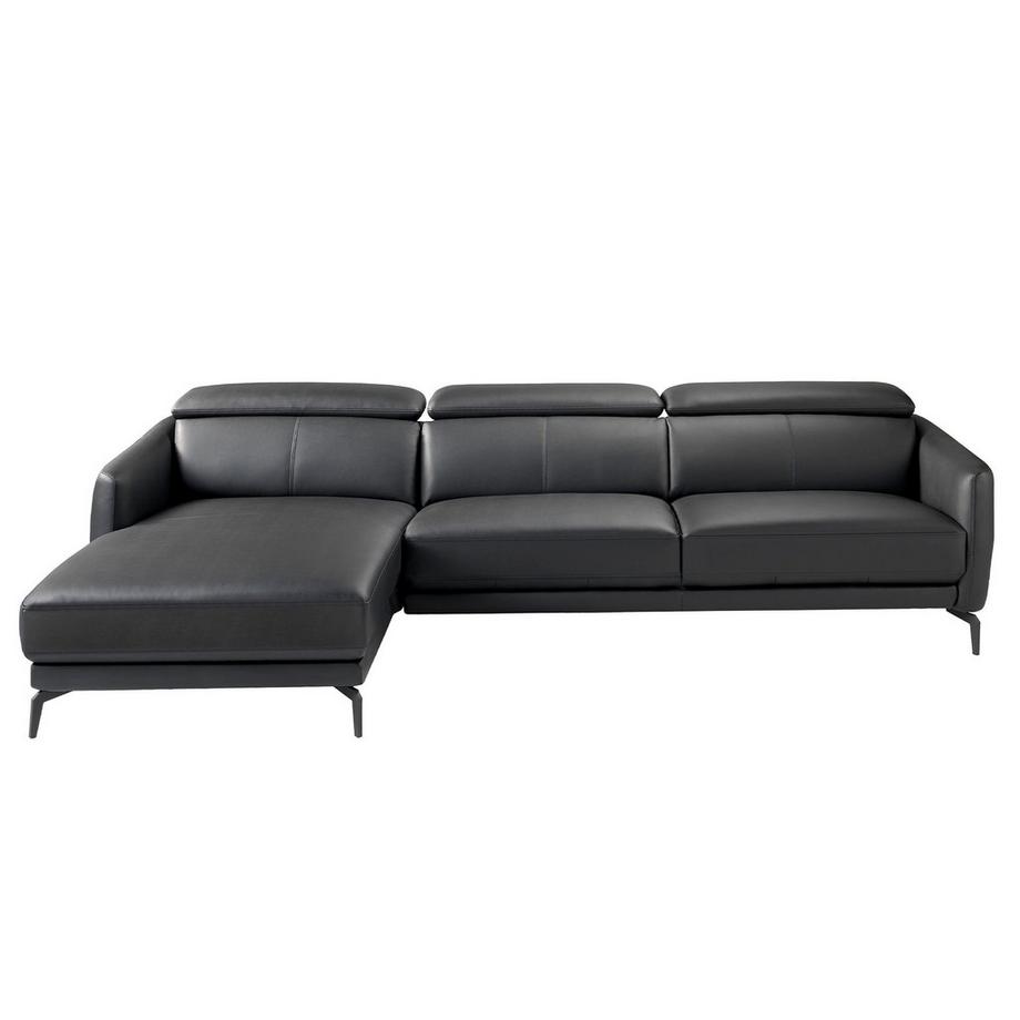 ANGEL CERDA Linkes Chaiselongue-Sofa ausem Leder  