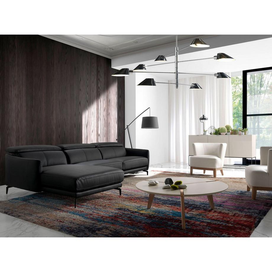 ANGEL CERDA Linkes Chaiselongue-Sofa ausem Leder  