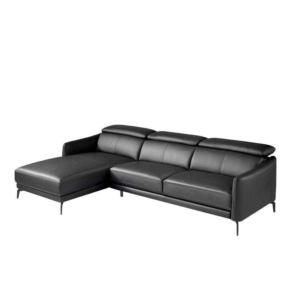 ANGEL CERDA Chaiselongue-Sofa em Rindsleder  