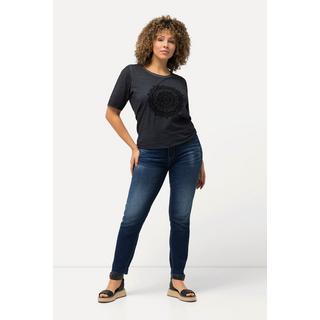 Ulla Popken  Jean Sarah stretch, jambes ajustées, coupe 5 poches 