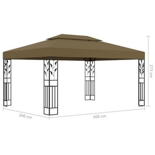 VidaXL gazebo Tessuto  