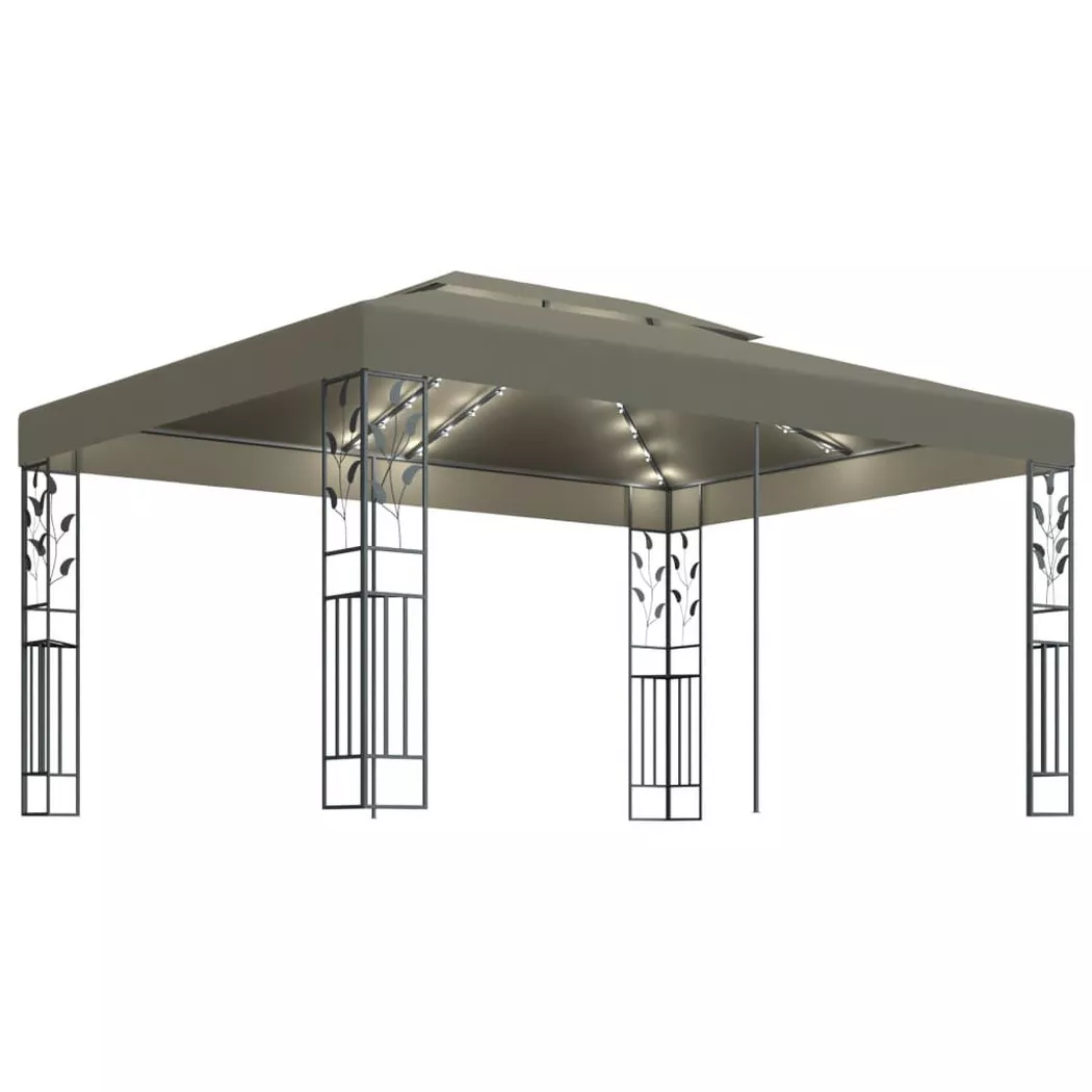 VidaXL - Gartenpavillon gewebe, One Size, Beige