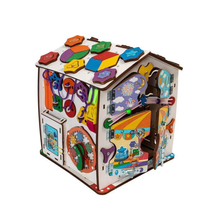 Montessori  Busyhouse avec éclairage compact, jouets en bois Montessori, jouets éducatifs - hélicoptère Montessori® 