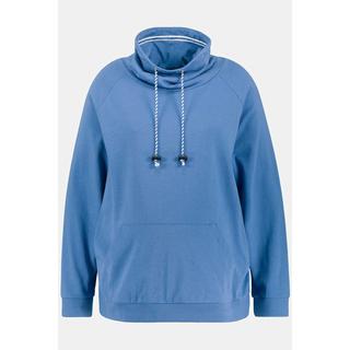 Ulla Popken  Bellieva-Sweatshirt, elastische Seitennähte, Langarm 