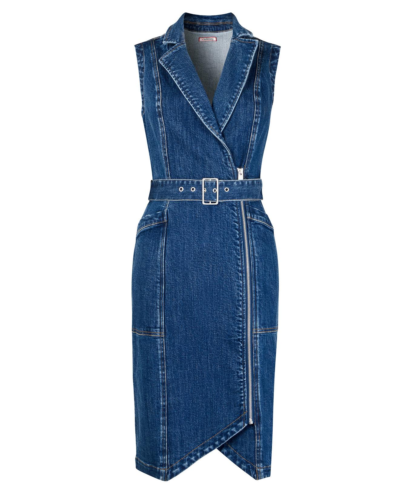 Joe Browns Abito in Denim Asimmetrico con Cintura  