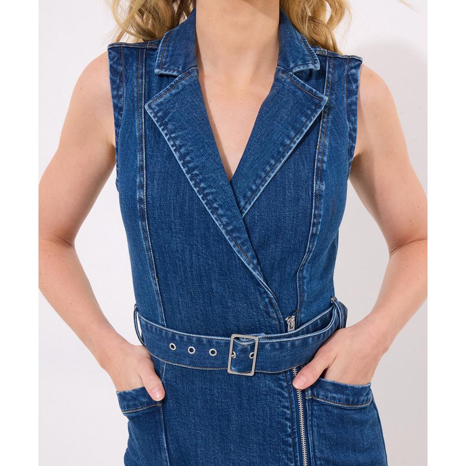 Joe Browns Abito in Denim Asimmetrico con Cintura  