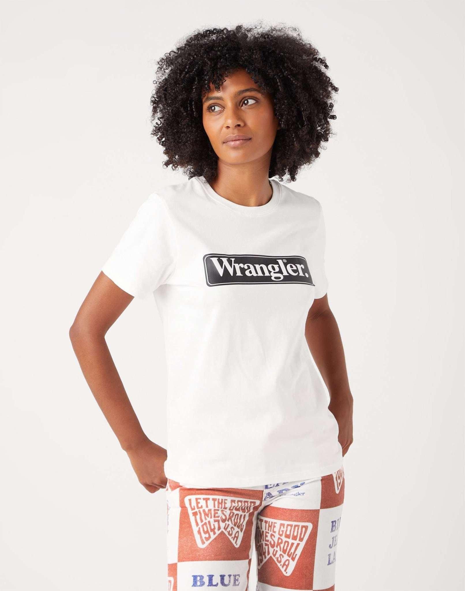 Image of T-shirts Regular Tee Damen Weiss XS